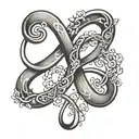 Infinity Symbol tattoo design idea