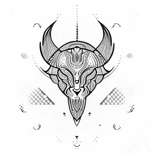 pattern for hand and finishing in the middle finger tattoo design idea