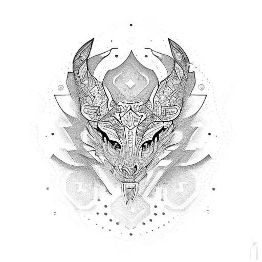 pattern for hand and finishing in the middle finger tattoo design idea