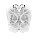 lungs tattoo design idea