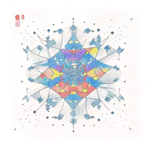 Constellation cassiopeia tattoo design idea