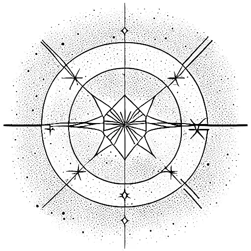 Constellation cassiopeia tattoo design idea