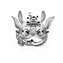 lilo and stitch tattoo design idea