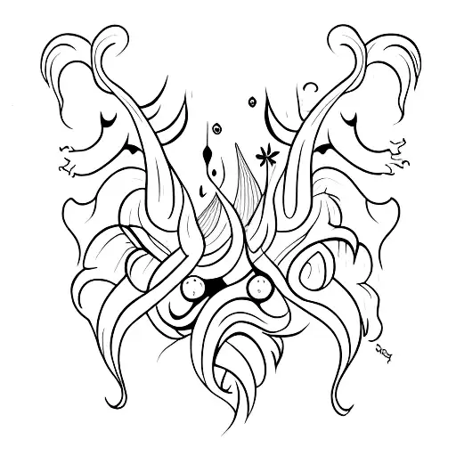 wisp tattoo design idea