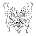 wisp tattoo design idea