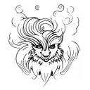 wisp tattoo design idea