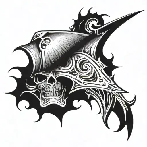 sabre tattoo design idea