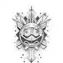 Design a dotwork tattoo showcasing a detailed illustration of a spray can with your favorite graffiti tag as the label. tattoo design idea