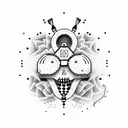 Design a dotwork tattoo showcasing a detailed illustration of a spray can with your favorite graffiti tag as the label. tattoo design idea