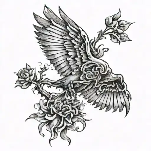 something symbolizing never giving up tattoo design idea
