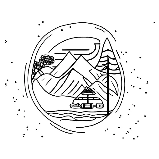 Kilimanjaro  tattoo design idea