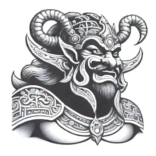 Ravana Tattoo Arranged 10 millimeter socket with spark tattoo design idea