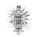 coca cola bottle tattoo design idea