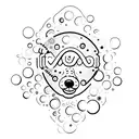 coca cola bottle tattoo design idea