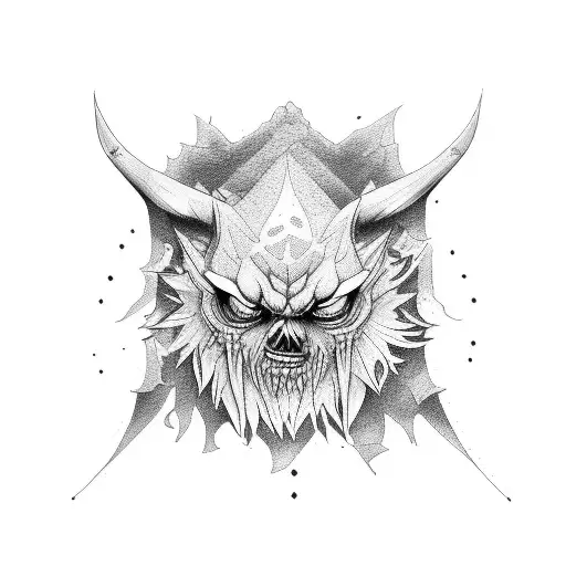 luffys gear 5  tattoo design idea