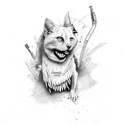 Machine Gun Kelly tattoo design idea