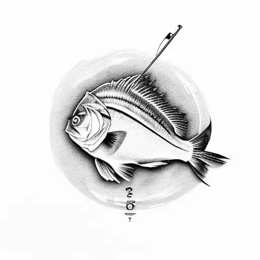 gilthead bream fishing bass guitar sport music cooking tattoo design idea