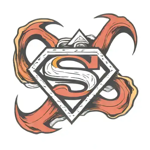 Superman insignia but with J instead of S  tattoo design idea