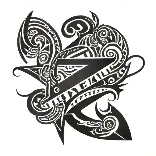 letters C C S J incorporated tattoo design idea