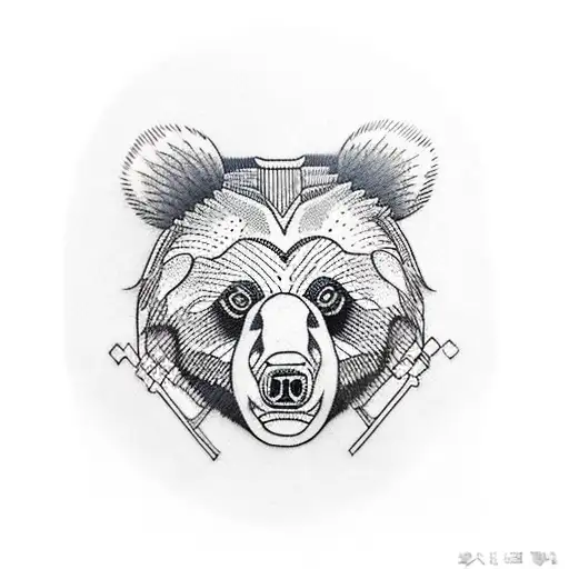BEAR CUB SAB tattoo design idea