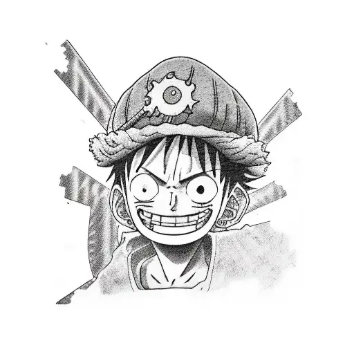luffy tattoo design idea