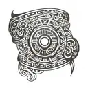 armband tribal tattoo that is small in height  tattoo design idea