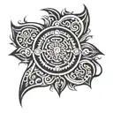 armband tribal tattoo that is small in height  tattoo design idea
