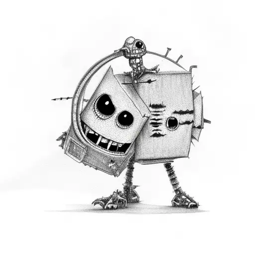 invader zim gir tattoo design idea