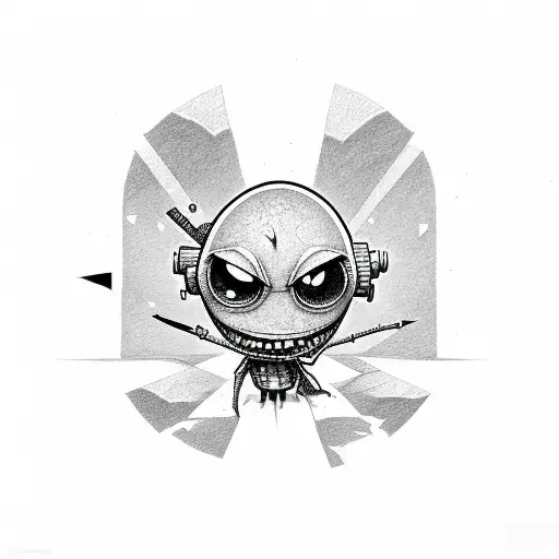invader zim tattoo design idea
