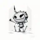 invader zim gir tattoo design idea