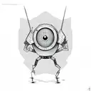 invader zim gir tattoo design idea