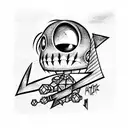 invader zim tattoo design idea