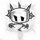 invader zim tattoo design idea