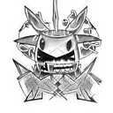 invader zim tattoo design idea