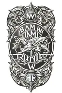 BMW-logo tattoo design idea