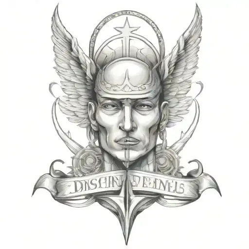 discipline equals freedom tattoo design idea