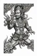 khmer kbach tattoo design idea