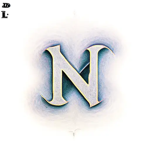 initials I , d and n tattoo design idea