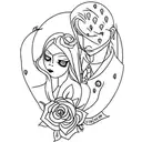matching gothic tattoo for couple it needs to be small and minimalist and cute tattoo design idea