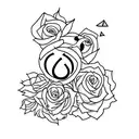 matching gothic tattoo for couple it needs to be small and minimalist and cute tattoo design idea