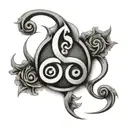 bdsm triskele symbol tattoo design idea
