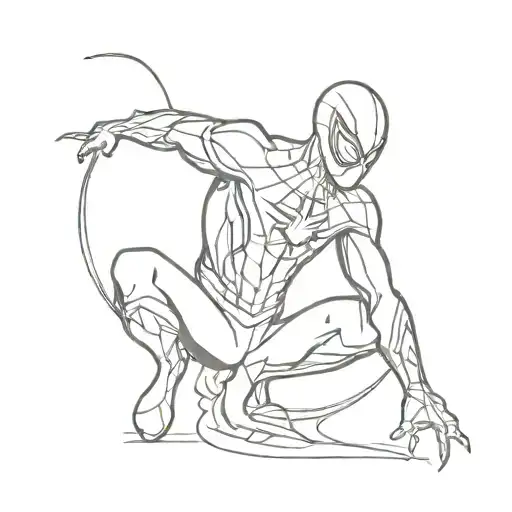 Spider-Man and Flash tattoo design idea
