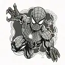 Spider-Man and Flash tattoo design idea