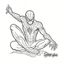 Spider-Man and Flash tattoo design idea