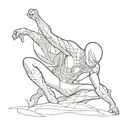 Spider-Man and Flash tattoo design idea
