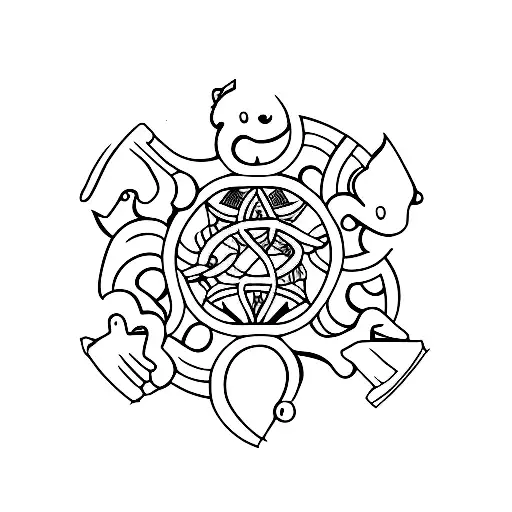 stone bridge tattoo design idea