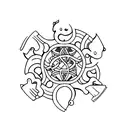 stone bridge tattoo design idea