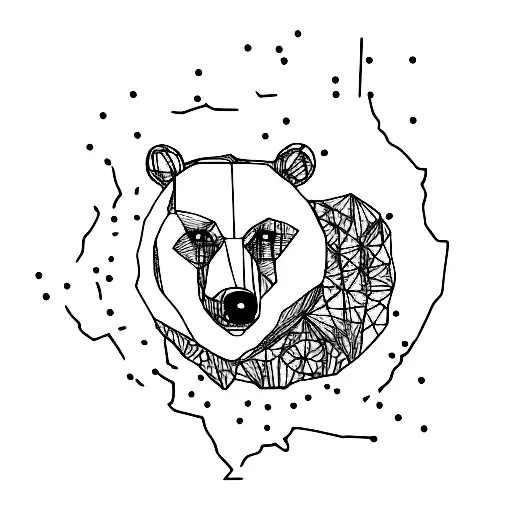 Radiohead bear tattoo design idea