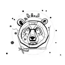 Radiohead bear tattoo design idea