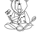 Radiohead bear tattoo design idea